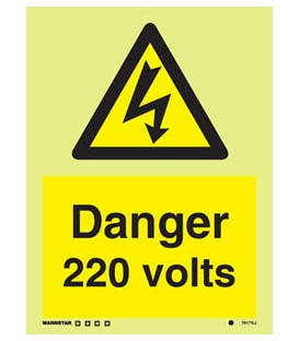7617 Danger 220 volts