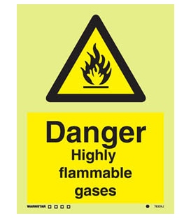 7632 Danger Highly flammable gases