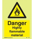 7635 Danger Highly flammable material