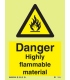7635 Danger Highly flammable material