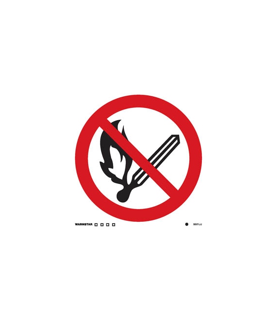 8501 No naked lights symbol