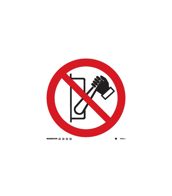 8506 Do not operate symbol