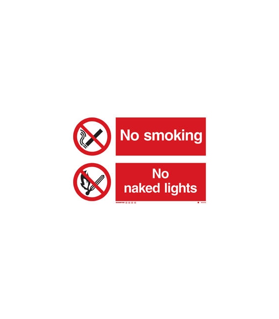 8522 No smoking, No naked lights