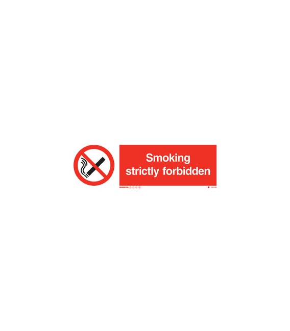8531 Smoking strictly forbidden + symbol