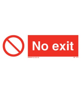 8543 No exit + symbol