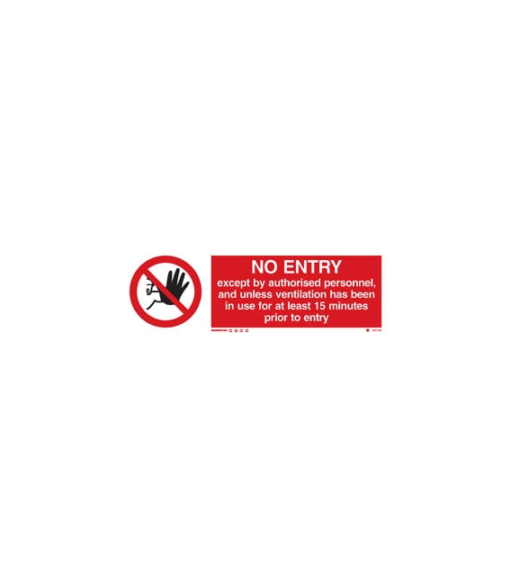 8547 No entry except by authorised personnel…+ symbol