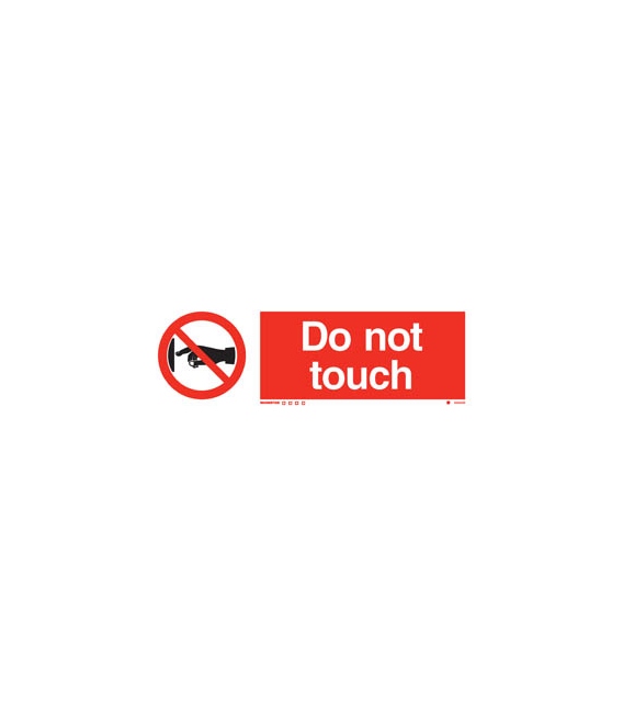 8548 Do not touch + symbol