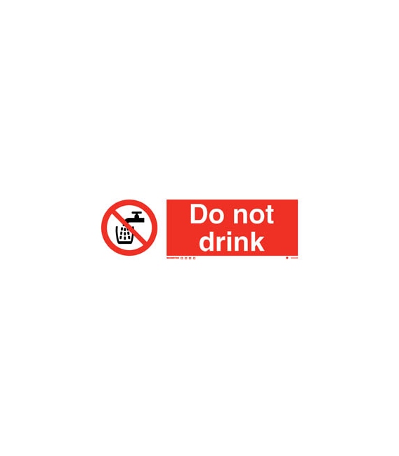 8550 Do not drink + symbol