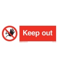 8559 Keep out + symbol