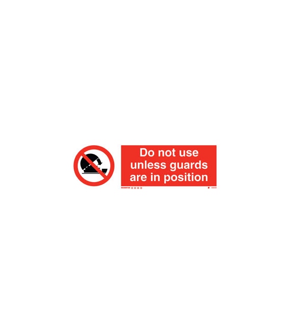 8569 Do not use unless guards are in position + symbol