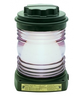 Single Lens Navigation Light - White All-Round Light 1130 (Black Plastic)