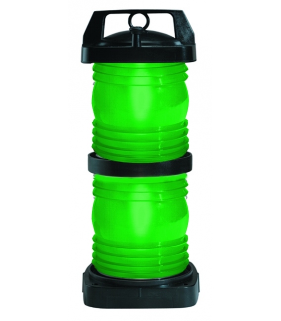 Double Lense All-Round Green (Black Plastic) 