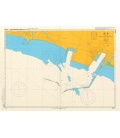 British Admiralty Japanese Nautical Chart 1033B  Eastern Part of Tomakomai Ko