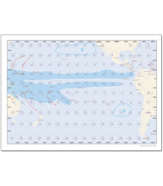 Cornells' Ocean Atlas: Pilot Charts for All Oceans of the World