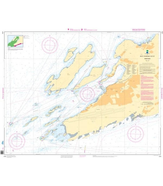 Norwegian Nautical Chart 476 Bodø havn