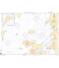 Norwegian Nautical Chart 489 Hammerfest med innseilinger