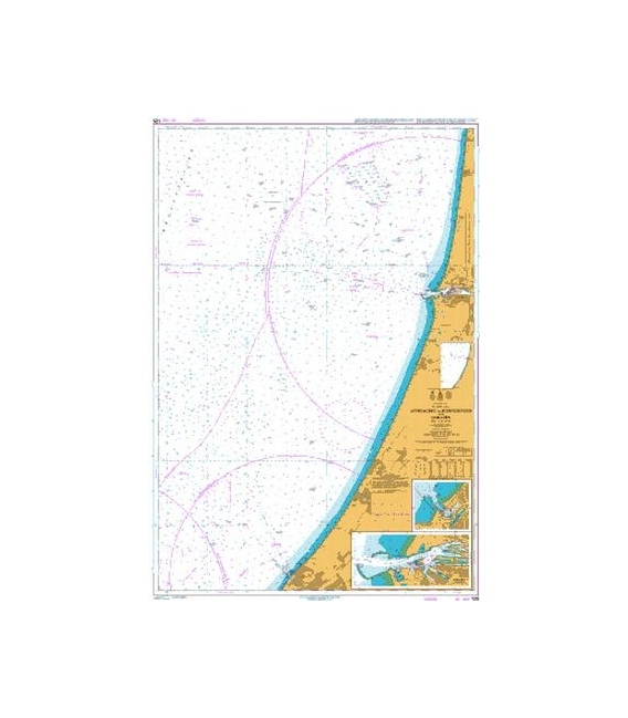 British Admiralty Nautical Chart 125  North Sea, Netherlands, Approaches to Ijmuiden