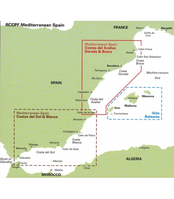 Mediterranean Spain Costas Del Azahar Dorada & Brava, 6th (2012)