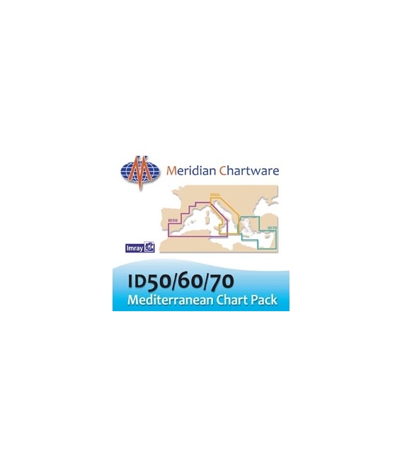 Meridian Digital Chart ID50,60,70 - Combined Mediterranean