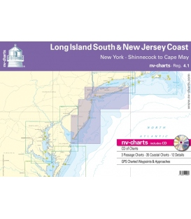 NV-Charts Reg. 4.1 Long Island South & New Jersey Coast