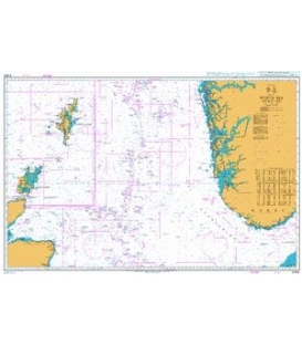 British Admiralty Nautical Chart 2182C North Sea Northern Sheet