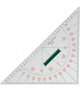 Linex 3200 MRH Nautical Protractor Triangle (9")