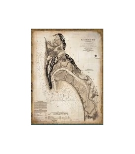 CP920C: CA, 1872, Nautical Chart of San Diego Bay