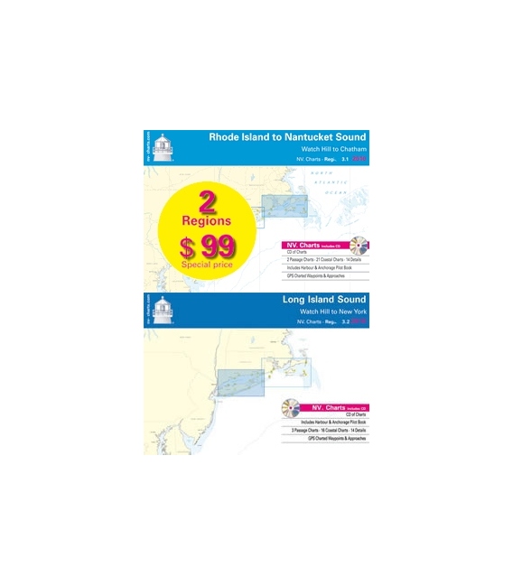 NV. Chart Box Region 3, New England 3 (3.1+3.2)