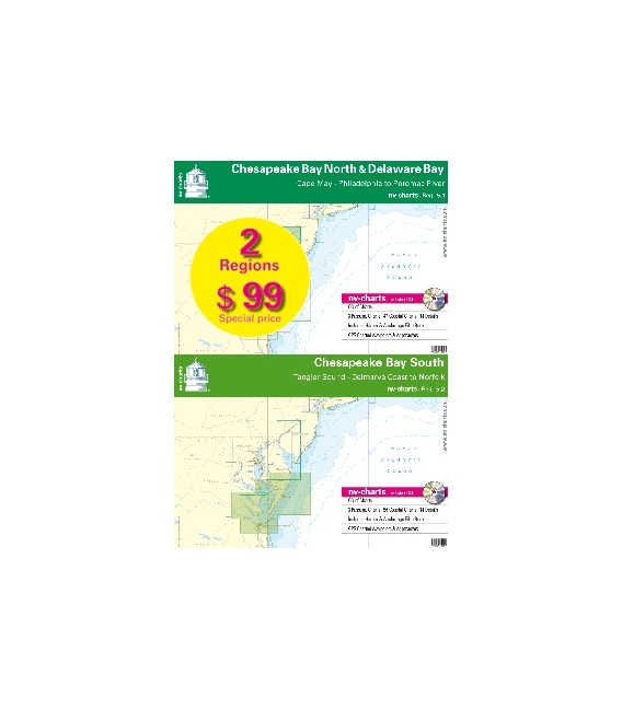 NV. Chart Box Region 5, Chesapeake Bay 5 (5.1+5.2)