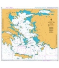 British Admiralty Nautical Chart 180 Aegean Sea