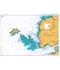 British Admiralty Nautical Chart 2356 Goulet de Brest to Portsall including Ile d'Ouessant