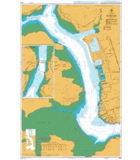 British Admiralty Nautical Chart 1902 Hamoaze