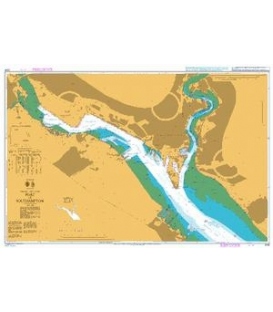 British Admiralty Nautical Chart 2041 Port of Southampton