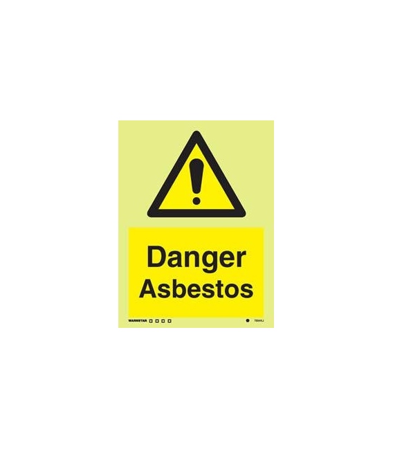7554 Danger Asbestos
