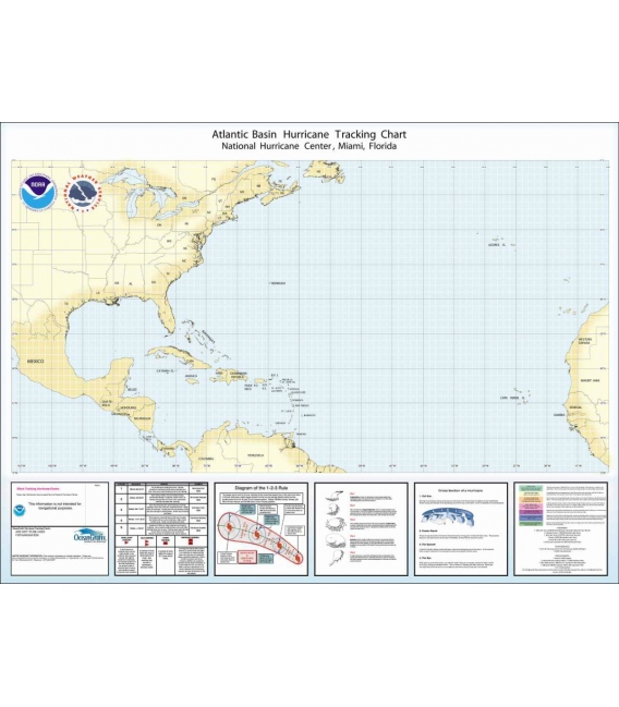 Hurricane Tracking Chart Atlantic Basin