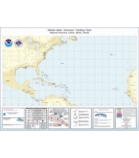 Hurricane Tracking Chart Atlantic Basin