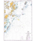 British Admiralty Nautical Chart 881 Outer Approaches to Sandhamn