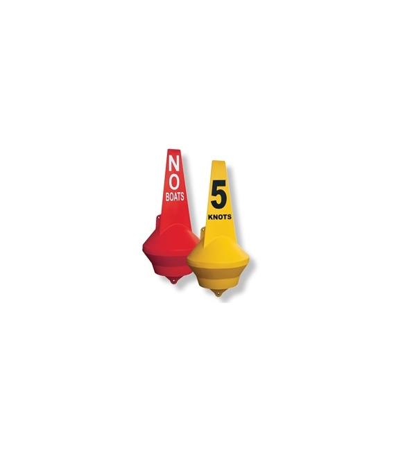 High visibility IALA colours - shown with optional mould-in graphics