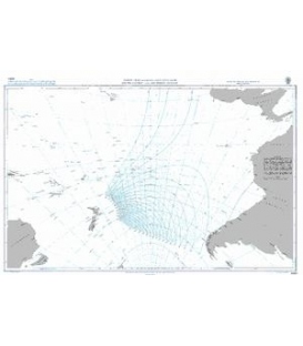 British Admiralty Gnomonic Chart 5098A South Pacific and Southern Oceans