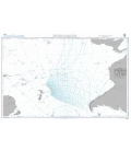 British Admiralty Gnomonic Chart 5098A South Pacific and Southern Oceans