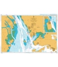 British Admiralty Nautical Chart 343 Zhujiang Kou including Approaches to Chiwan, Shekou and Nansha Gang
