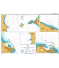 British Admiralty Nautical Chart 140 Crotone, Gallipoli and Bari with Approaches