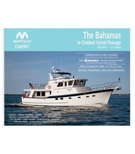 Maptech ChartKit Region 9:  The Bahamas to Crooked Island Passage, 7th Edition 
