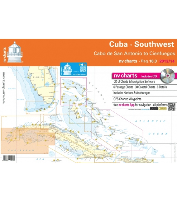 Region 10.3: Cuba Southwest, Cabo de San Antonio to Cienfuegos, 2013 Edition