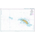 British Admiralty Nautical Chart 3595 South Georgia Central Sheet
