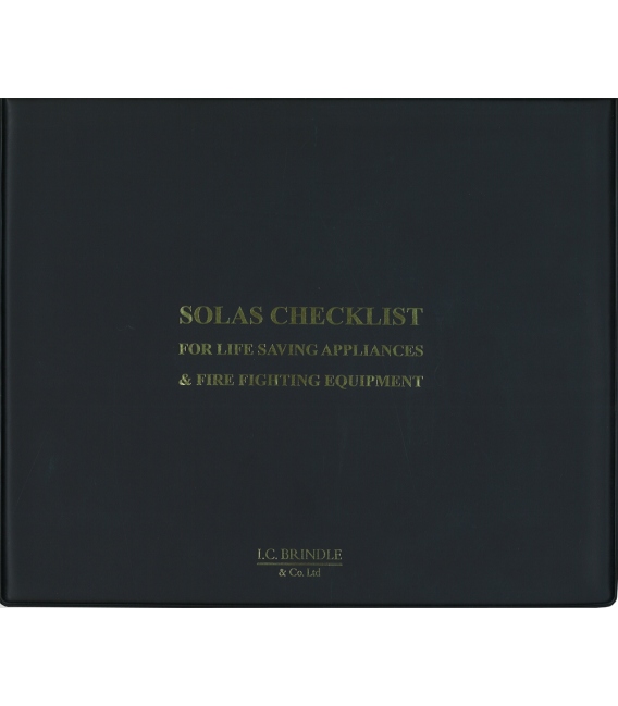 SOLAS Checklist for Life Saving Appliances & Fire Equipment (3rd, 2013)