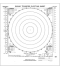 5089 Radar Transfer Plotting Sheets (Pad of 50 sheets)