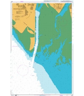 British Admiralty Nautical Chart 3473 Essar Bulk Terminal