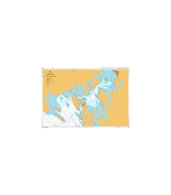 British Admiralty Nautical Chart 2729 Approaches to Vysotsk and Vyborg