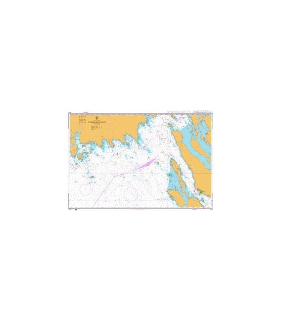 British Admiralty Nautical Chart 2727 Vyborgskiy Zaliv
